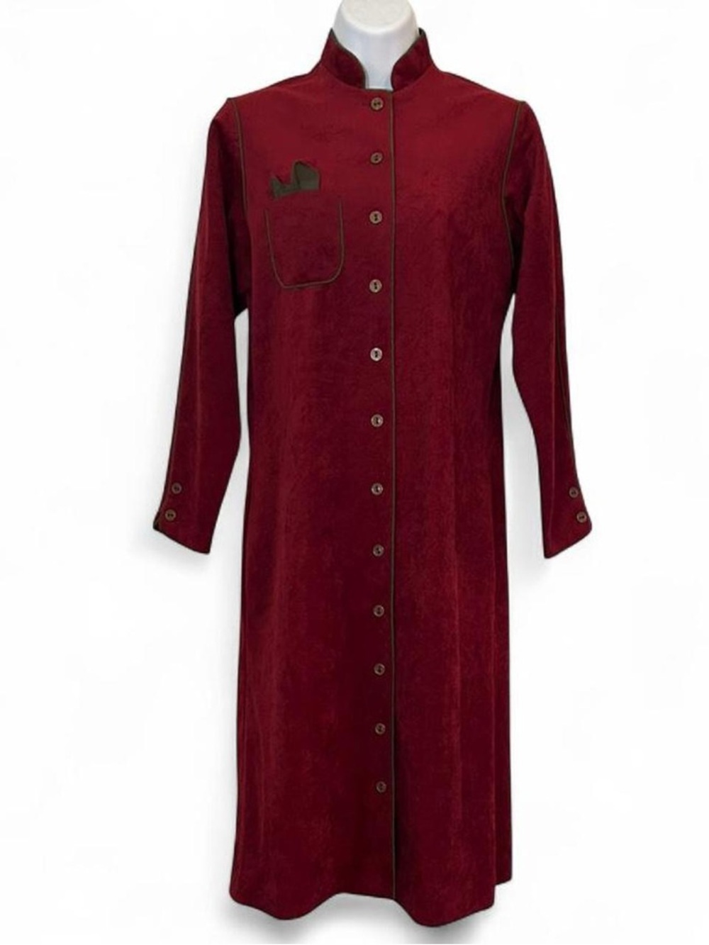 Steampunk Vampy Goth Fairy Grunge 60s Vintage Burgundy Caron Chicago Dress